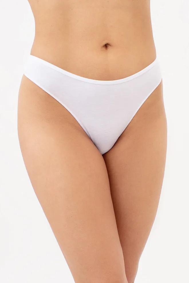 Жіночі трусики стрінги LEILA 2102/60 Giulia (white), білий