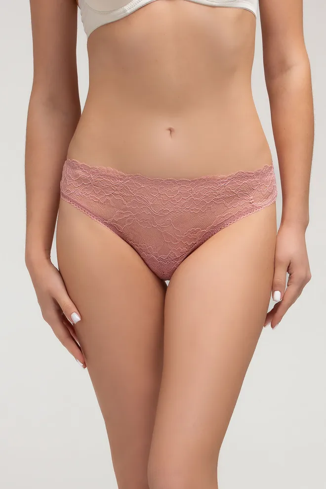 Жіночі мереживні трусики MUSE 2202/32 Giulia (ash pink), рожевий