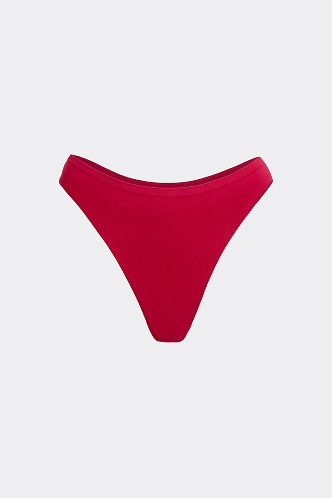Безшовні стрінги STRING BRIEFS COLOR Giulia (winterberry), червоний
