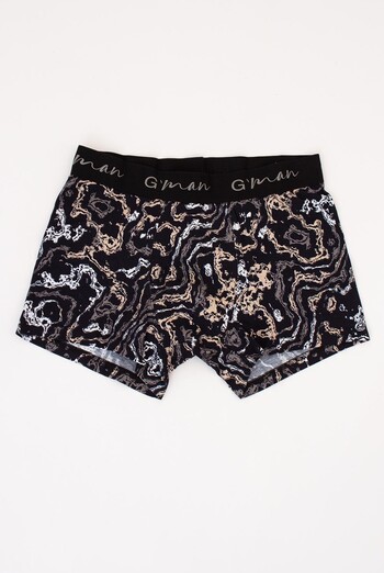 Труси боксери принтовані G-MAN PRINT 20405/60 Giulia (abstract print), чорний Труси боксери принтовані G-MAN PRINT 20405/60 Giulia (abstract print), чорний