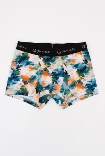 Труси боксери принтовані G-MAN PRINT 20405/60 Giulia (watercolor pattern), блакитний Труси боксери принтовані G-MAN PRINT 20405/60 Giulia (watercolor pattern), блакитний