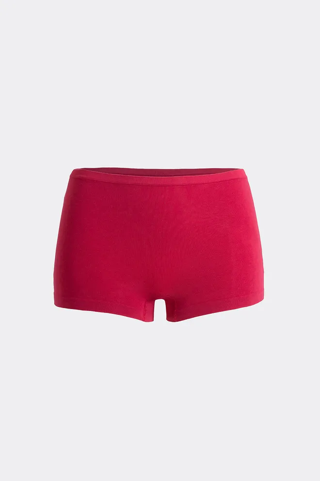 Жіночі труси-шорти безшовні BOXER BRIEFS COLOR Giulia (winterberry), червоний