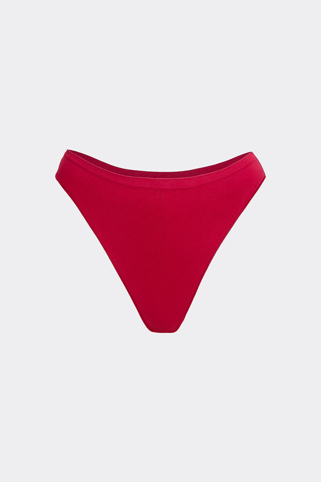 Безшовні бразиліани BRASILIAN BRIEFS COLOR Giulia (winterberry), червоний