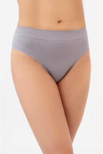 Трусики бразилиана с зернистой текстурой BRASILIAN BRIEFS GRAIN Giulia (griffin), серый