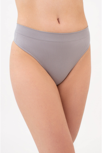Трусики стринги с зернистой текстурой STRING BRIEFS GRAIN Giulia (griffin), серый