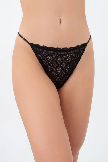 Трусики стринги из кружева MIA 2112/31 Giulia (black), черный Трусики стринги из кружева MIA 2112/31 Giulia (black), черный