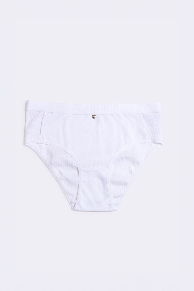 Трусики сліпи в рубчик URBAN RIB 2319/60 Giulia (white), білий