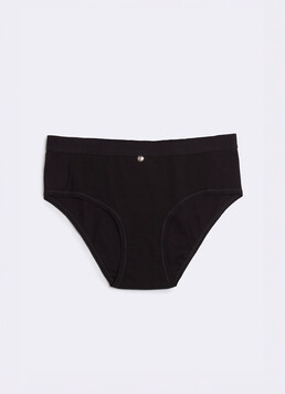 Трусики слипы в рубчик URBAN RIB 2319/60 Giulia (black), черный