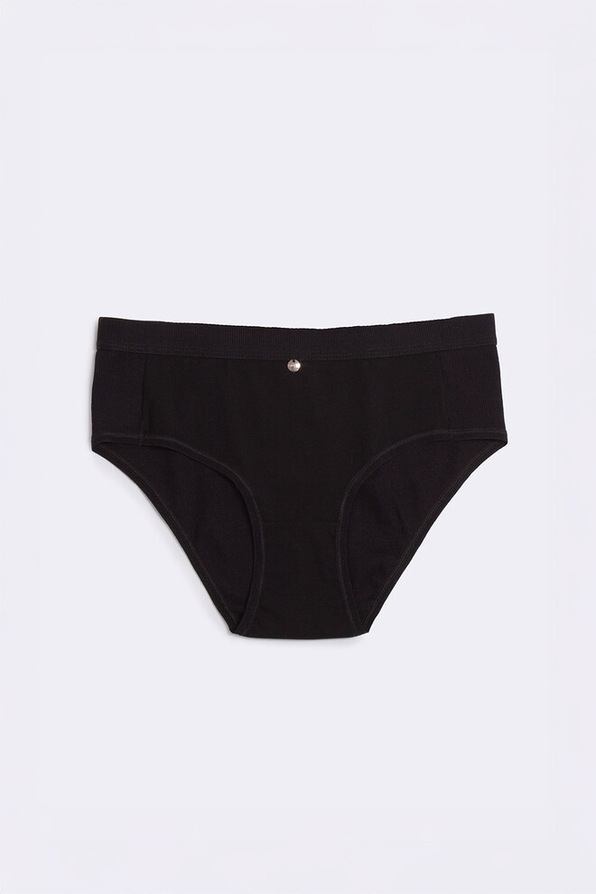 Трусики сліпи в рубчик URBAN RIB 2319/60 Giulia (black), чорний