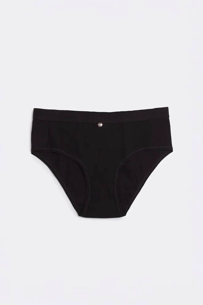 Трусики сліпи в рубчик URBAN RIB 2319/60 Giulia (black), чорний