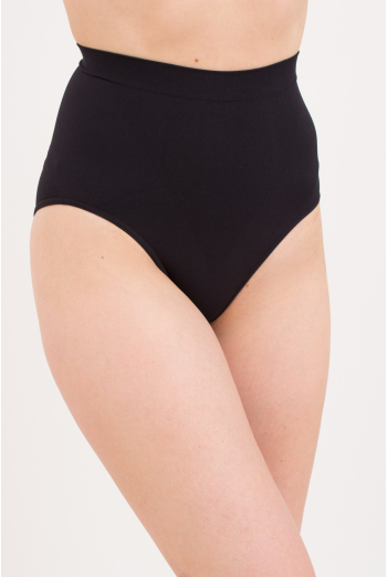 Женские бесшовные трусики слипы моделирующие SLIP MODELLING Giulia (black), черный