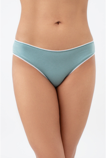 Женские трусики из хлопка слипы BASIC 2301/60 Giulia (mint), зелёный Женские трусики из хлопка слипы BASIC 2301/60 Giulia (mint), зелёный