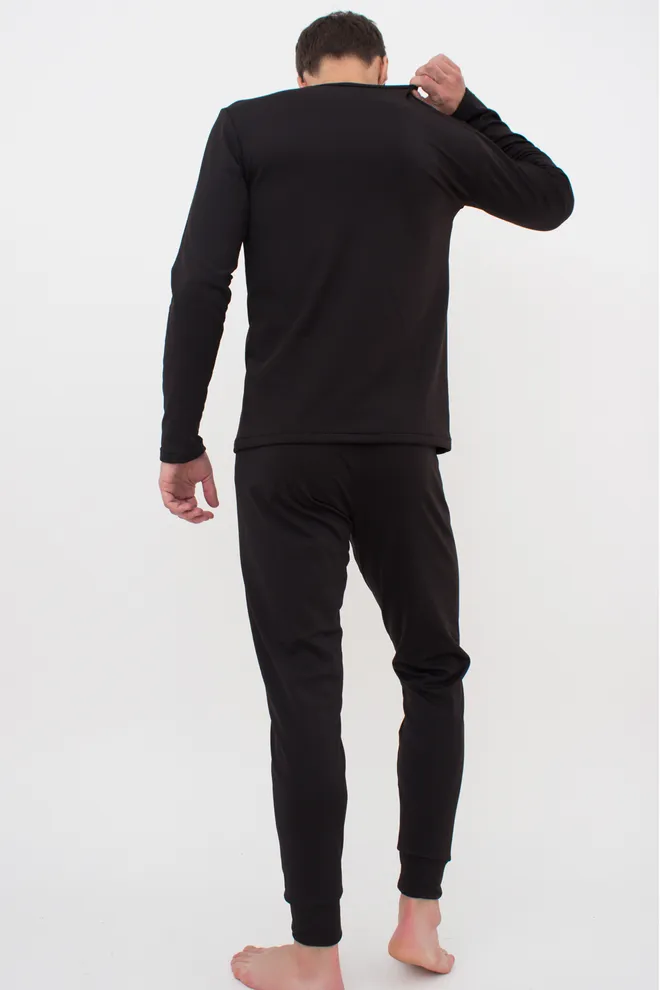 Термобілизна чоловіча комплект THERMO SPORT 9902/200 Giulia (black), чорний