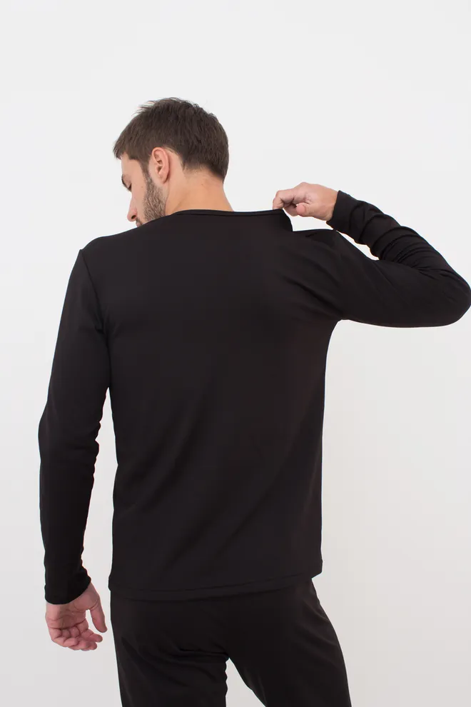 Термобілизна чоловіча комплект THERMO SPORT 9902/200 Giulia (black), чорний