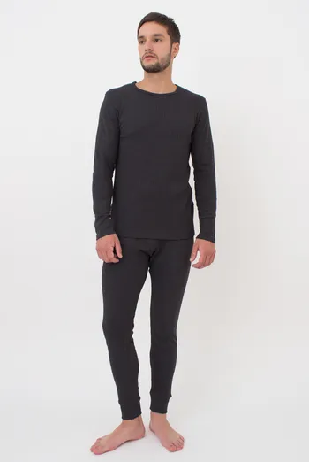 Хлопковый комплект лонгслив и штаны THERMO SPORT 9902/190, серый Хлопковый комплект лонгслив и штаны THERMO SPORT 9902/190, серый
