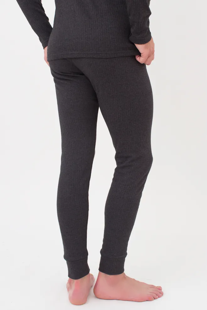 Бавовняний комплект лонгслів та штани THERMO SPORT 9902/190, сірий